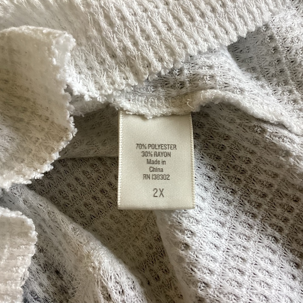 Loralette Patchwork Mixed Media Top - image 5